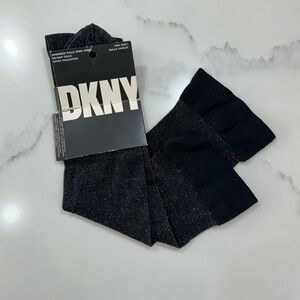 Vintage DKNY shimmer knee high socks